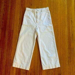 Proenza Schouler high-rise denim wide leg jeans 28